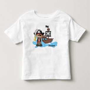 Camiseta Infantil Garoto Pirata Bonito