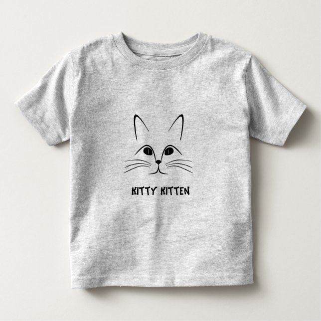 Camiseta Infantil gatinho  (Frente)
