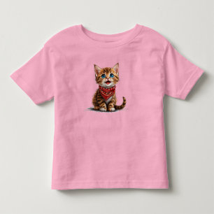 Camiseta Infantil Gatinho adorável