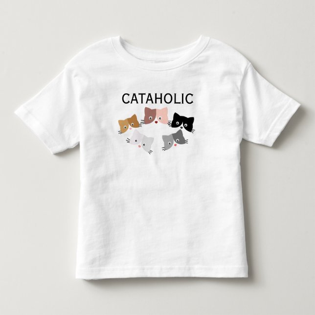 Camiseta Infantil Gatinhos Curiosos Felizes (Frente)