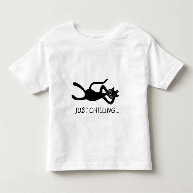 Camiseta Infantil Gato apenas resfriando (Frente)