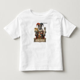 Camiseta Infantil Gato Arlequim Azul Russo