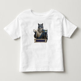 Camiseta Infantil Gato Azul Russo Arquimedes