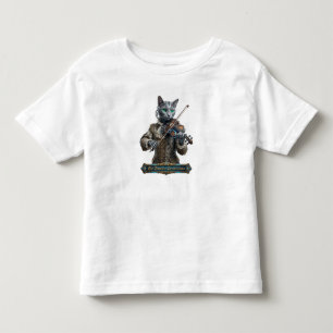 Camiseta Infantil Gato Azul Russo da Sereníssima Atemporal