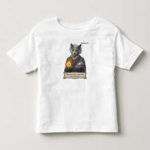 Camiseta Infantil Gato Azul Russo Einstein - Imaginação