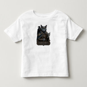 Camiseta Infantil Gato Azul Russo Nobre Odin