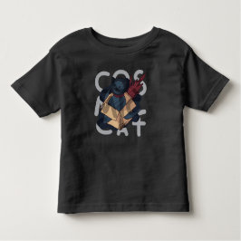 Camiseta Infantil Gato Cósmico