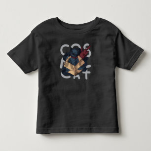 Camiseta Infantil Gato Cósmico
