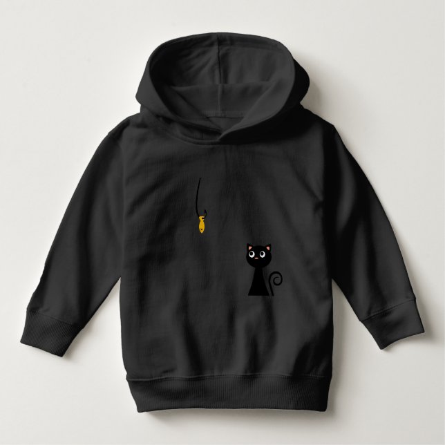 Camiseta Infantil Gato da pesca (Frente)