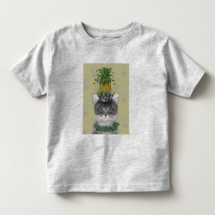 Camiseta Infantil Gato de abacaxi