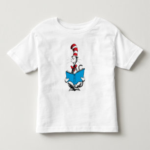 Camiseta Infantil Gato de Chapéu Lendo