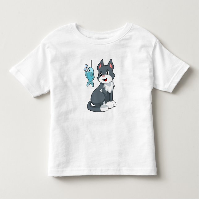 Camiseta Infantil Gato de isco (Frente)