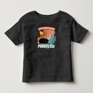 Camiseta Infantil Gato de Pavlov - Psicologia Engraçada