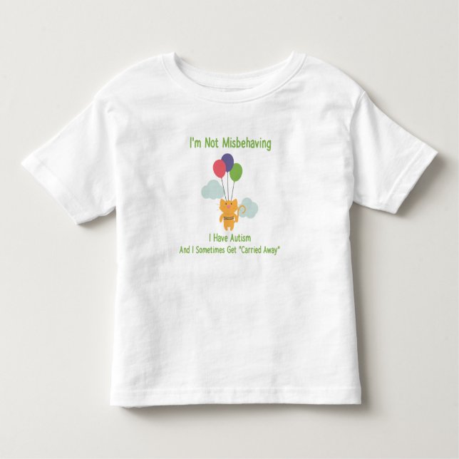 Camiseta Infantil Gato do autismo (Frente)