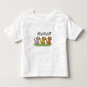 Camiseta Infantil Gato do canto