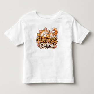 Camiseta Infantil Gato Fofo Perfeitamente Contente Infantil