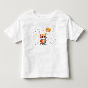 Camiseta Infantil Gato Incrível