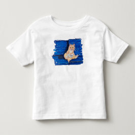 Camiseta Infantil Gato Jogador de Gengibre