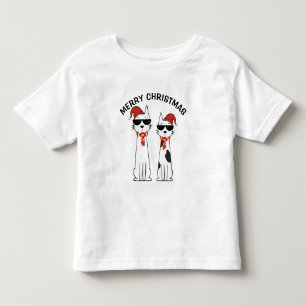 Camiseta Infantil Gato Legal Feliz Natal
