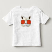 Gato legal nos óculos de sol