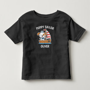 Camiseta Infantil Gato Marinheiro Fofo Capitão Kitty