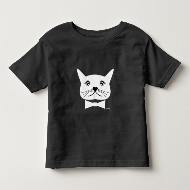 Camiseta Infantil Gato - Meu Gato engraçado de olhos cruzados, Bebês (Frente)