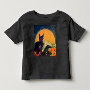 CAMISETA INFANTIL GATO NEGRO, CHAPÉU DE BRINCADEIRA E FESTA DE COZI