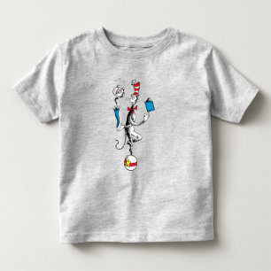 Camiseta Infantil Gato no Chapéu Ato de Equilíbrio
