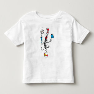 Camiseta Infantil Gato no Chapéu Ato de Equilíbrio