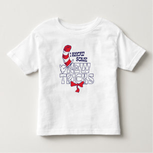 Camiseta Infantil Gato no Chapéu Eu Sei Alguns Truques Novos