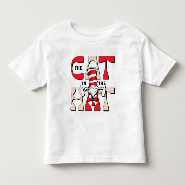 Camiseta Infantil Gato no Chapéu | O Gato Bobo No Chapéu (Frente)