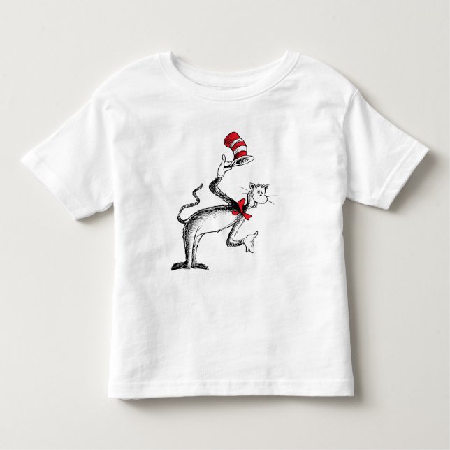 Camiseta Infantil Gato no Chapéu tira Arco (Frente)