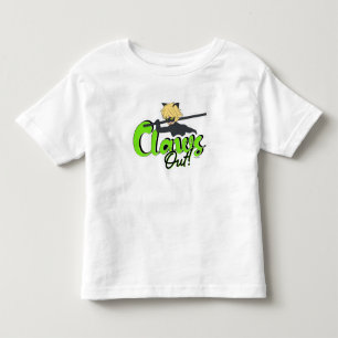 Camiseta Infantil Gato Noir   Garras à Vista!