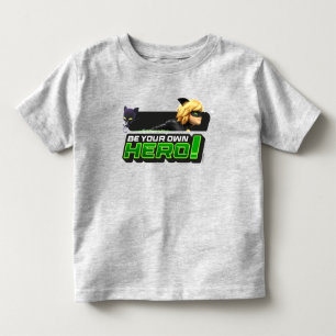 Camiseta Infantil Gato Noir   Seja Seu Próprio Herói