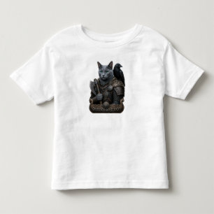 Camiseta Infantil Gato Veterano Russian Blue Odin