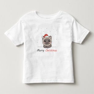 Camiseta Infantil Gatos De Noite De Natal