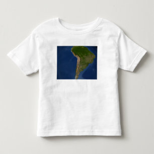 Camiseta Infantil Geleiras nas regiões de Ámérica do Sul