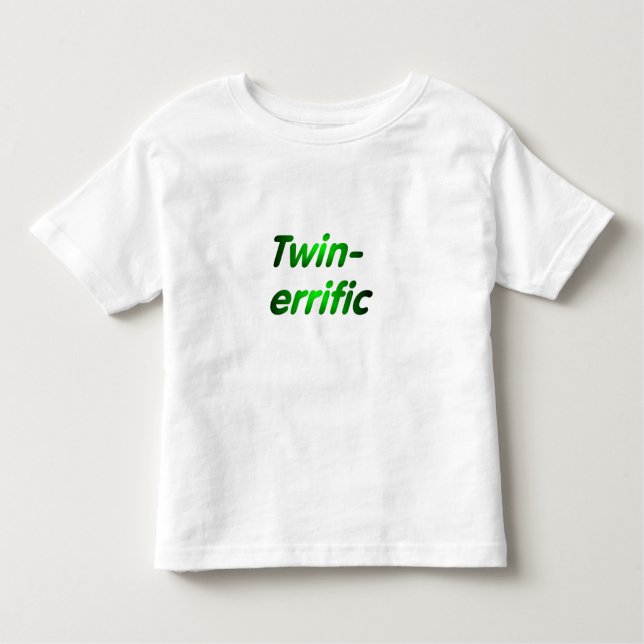 Camiseta Infantil Gêmeo-errific (Frente)