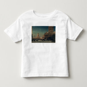 Camiseta Infantil Gendarmenmarkt no inverno, 1857