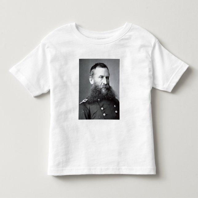 Camiseta Infantil General George Trapaceiro (foto de b/w) (Frente)