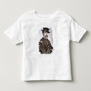 Camiseta Infantil General Philip H. Sheridan (1831-88) (foto de b/w)