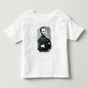 Camiseta Infantil General William T. Sherman (1820-91) (foto de b/w)