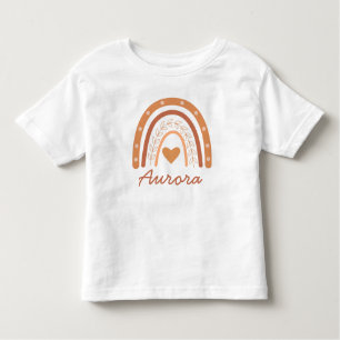 Camiseta Infantil Gênero Terraço neutro do arco-íris