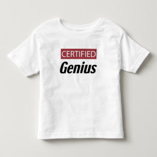 Camiseta Infantil Gênio Certificado