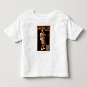 Camiseta Infantil Geo engraçado. Sidney como o poster ocupado do