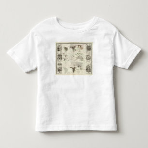 Camiseta Infantil Geografia zoológico