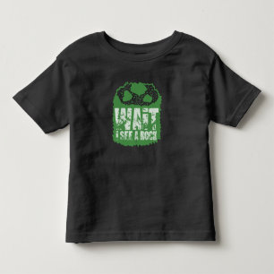 Camiseta Infantil Geologia Divertida - Espera, Vejo Uma Rocha