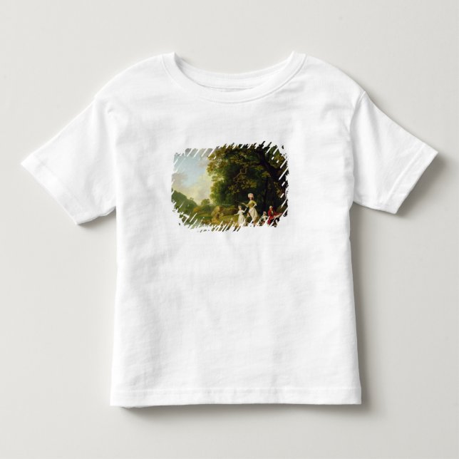 Camiseta Infantil George e Mary Browne com sua criança de cinco (Frente)