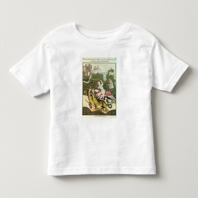 Camiseta Infantil George e o Dragão (Frente)