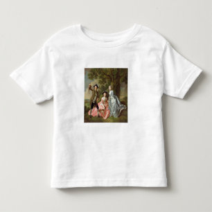 Camiseta Infantil George Rogers com sua esposa, Margaret, e seu Sis
